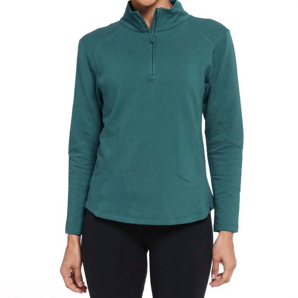 NEW TASC apex fleece 1/4 zip sweater in mallard